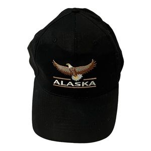 Tongass Trading Company Alaska Embroidered Eagle Snap Back Cap